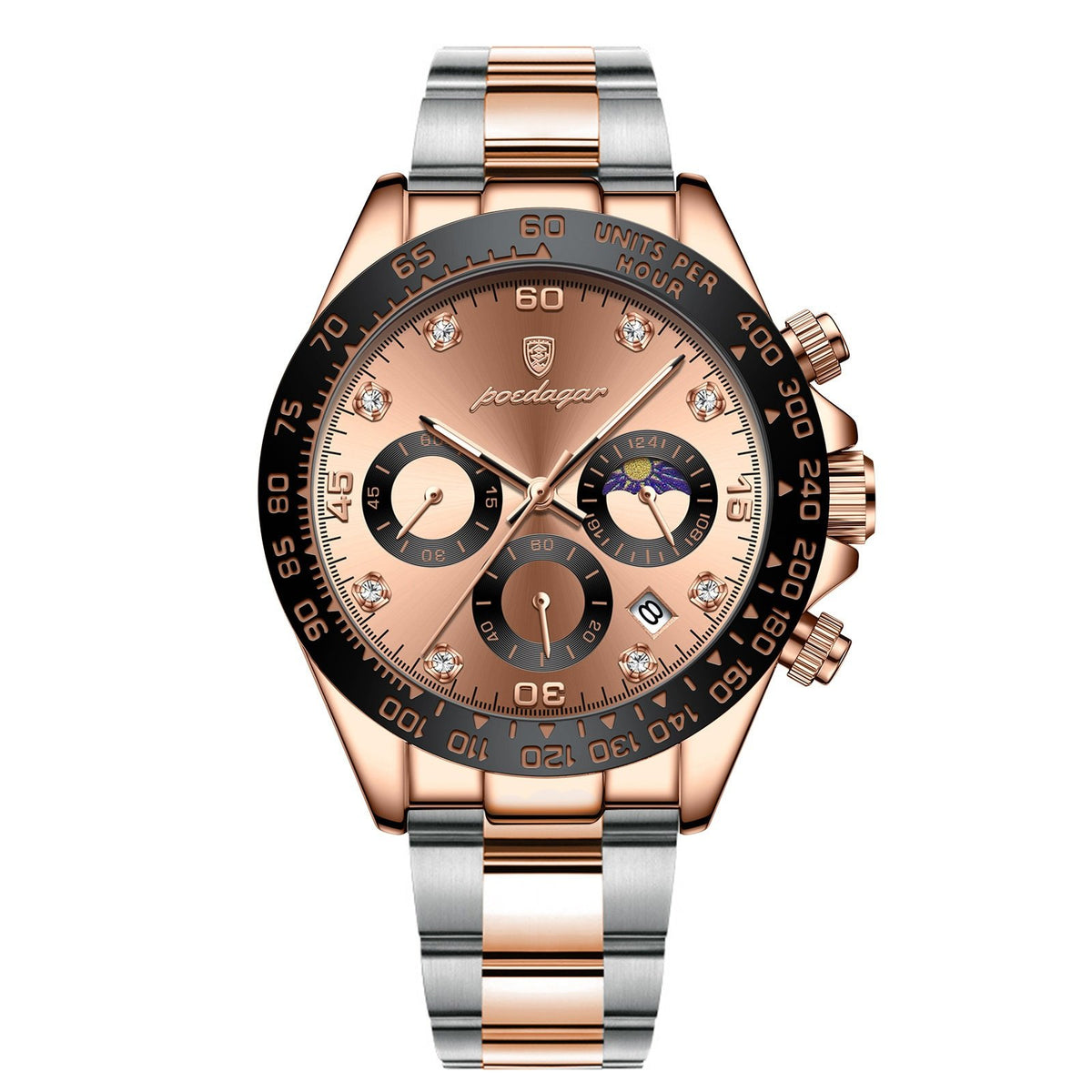 POEDAGAR 629 Sport Quartz Chronograph Watch